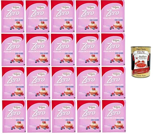 Eridania Zero Delicato Come lo Zucchero a Velo Zero Delicate Like Puderzucker 20x80 g+ Italian Gourmet polpa 400g Eridania Zero Delicato Come lo Zucchero a Velo Zero Delicate Like Puderzucker 20x80 g+ Italian Gourmet polpa 400g von Italian Gourmet E.R.