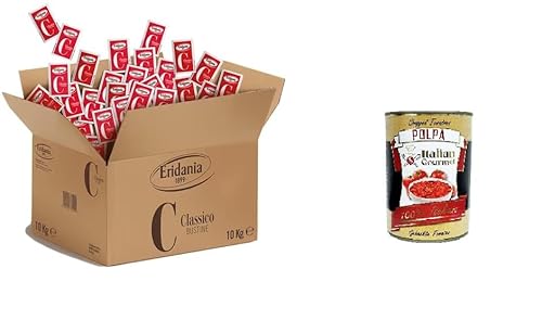 Eridania Zucchero Classico in bustine da 5g Klassischer Zucker in 5g-Beuteln 10kg+ Italian Gourmet polpa 400g Eridania Zucchero Classico in bustine da 5g Klassischer Zucker in 5g-Beuteln 10kg+ Italian Gourmet polpa 400g von Italian Gourmet E.R.