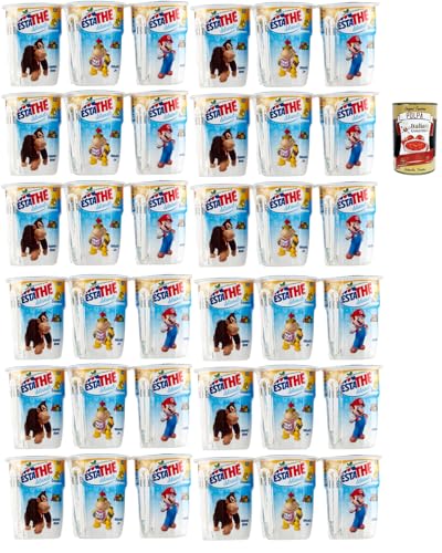 Estathe Thè Deteinato Limone 36x 20cl, entkoffeiniert Eistee The' Zitrone, ice tea erfrischend, Mit Infusion von zarten Blättern und Zitronensaft, alkoholfreier Getränk + Italian Gourmet polpa 400g Estathe Thè Deteinato Limone 36x 20cl, entkoffeiniert Eistee The' Zitrone, ice tea erfrischend, Mit Infusion von zarten Blättern und Zitronensaft, alkoholfreier Getränk + Italian Gourmet polpa 400g von Italian Gourmet E.R.