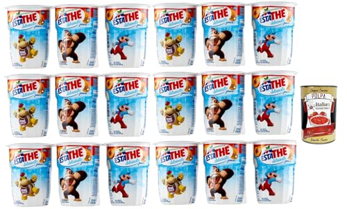 Estathe Thè Deteinato Pesca 18x 20cl, entkoffeiniert Eistee The' Pfirsch, ice tea erfrischend, Mit Infusion von zarten Blättern und ZPfirschsaft, alkoholfreier Getränk + Italian Gourmet polpa 400g Estathe Thè Deteinato Pesca 18x 20cl, entkoffeiniert Eistee The' Pfirsch, ice tea erfrischend, Mit Infusion von zarten Blättern und ZPfirschsaft, alkoholfreier Getränk + Italian Gourmet polpa 400g von Italian Gourmet E.R.