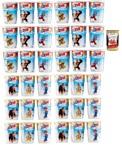 Estathe Thè Deteinato Testpaket Limone e Pesca 36x 20cl, entkoffeiniert Eistee, ice tea erfrischend, Mit Infusion von zarten Blättern und saft, alkoholfreie Getränk + Italian Gourmet polpa 400g Estathe Thè Deteinato Testpaket Limone e Pesca 36x 20cl, entkoffeiniert Eistee, ice tea erfrischend, Mit Infusion von zarten Blättern und saft, alkoholfreie Getränk + Italian Gourmet polpa 400g von Italian Gourmet E.R.
