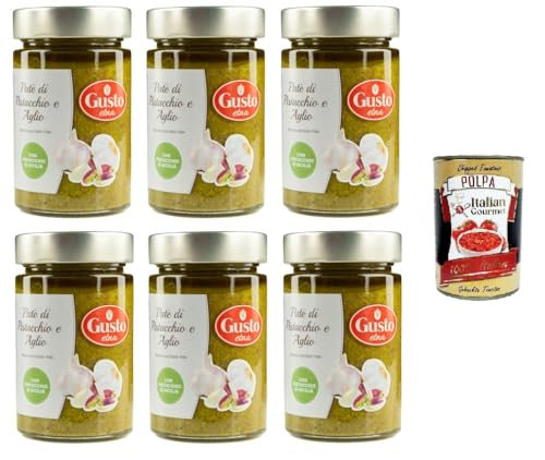 Etna Patè di Pistacchio e Aglio Pistazien-Knoblauch-Paté 6x 190gr + Italian Gourmet polpa 400g Etna Patè di Pistacchio e Aglio Pistazien-Knoblauch-Paté 6x 190gr + Italian Gourmet polpa 400g von Italian Gourmet E.R.
