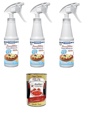 FABBRI Frescafrutta Gelèe Spray con nebulizzatore mit Zerstäuber 3x 800gr + Italian Gourmet polpa 400g FABBRI Frescafrutta Gelèe Spray con nebulizzatore mit Zerstäuber 3x 800gr + Italian Gourmet polpa 400g von Italian Gourmet E.R.