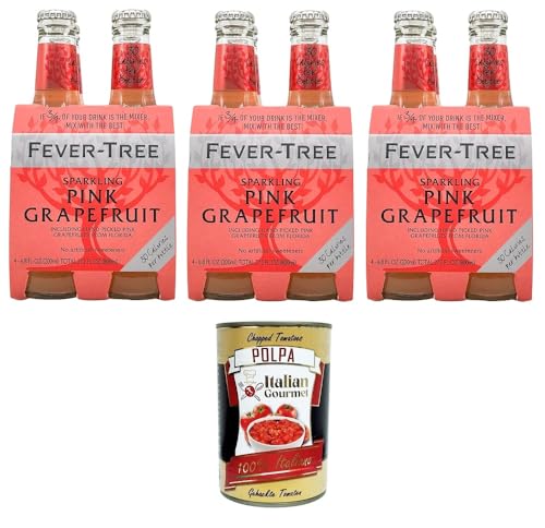 FEVER-TREE Sparkling Pink Grapefruit Mixer, 12x 20cl + Italian Gourmet Polpa 400g FEVER-TREE Sparkling Pink Grapefruit Mixer, 12x 20cl + Italian Gourmet Polpa 400g von Italian Gourmet E.R.