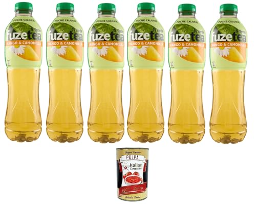 FUZE TEA Tè Verde - Mango & Camomilla Grüner Tee – Mango und Kamille PET 6x 1,25 L+ Italian Gourmet Polpa 400g FUZE TEA Tè Verde - Mango & Camomilla Grüner Tee – Mango und Kamille PET 6x 1,25 L+ Italian Gourmet Polpa 400g von Italian Gourmet E.R.