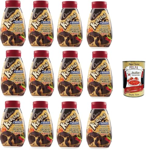 Fabbri Choco Kroccant Knuspriger Zuckerguss Glutenfreier Überzug mit knusprigem Schokoladengeschmack 12x180gr + Italian Gourmet polpa 400g Fabbri Choco Kroccant Knuspriger Zuckerguss Glutenfreier Überzug mit knusprigem Schokoladengeschmack 12x180gr + Italian Gourmet polpa 400g von Italian Gourmet E.R.