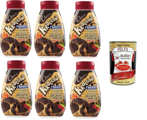 Fabbri Choco Kroccant Knuspriger Zuckerguss Glutenfreier Überzug mit knusprigem Schokoladengeschmack 6x180gr + Italian Gourmet polpa 400g Fabbri Choco Kroccant Knuspriger Zuckerguss Glutenfreier Überzug mit knusprigem Schokoladengeschmack 6x180gr + Italian Gourmet polpa 400g von Italian Gourmet E.R.