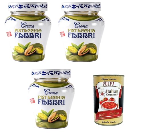 Fabbri Crema Pistacchio senza glutine Glutenfreie Pistaziencreme 3x200gr + Italian Gourmet polpa 400g Fabbri Crema Pistacchio senza glutine Glutenfreie Pistaziencreme 3x200gr + Italian Gourmet polpa 400g von Italian Gourmet E.R.
