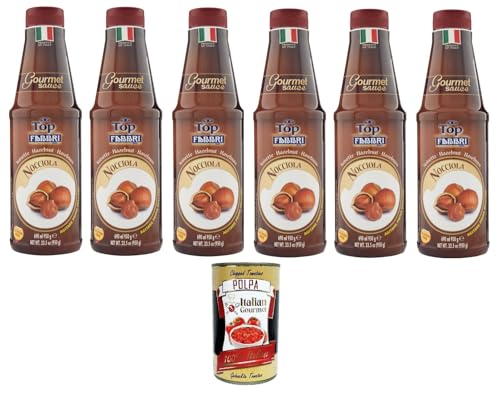 Fabbri Topping Gourment Sauce Nocciola Topping Gourmet-Sauce Haselnuss 6x950gr+ Italian Gourmet polpa 400g Fabbri Topping Gourment Sauce Nocciola Topping Gourmet-Sauce Haselnuss 6x950gr+ Italian Gourmet polpa 400g von Italian Gourmet E.R.
