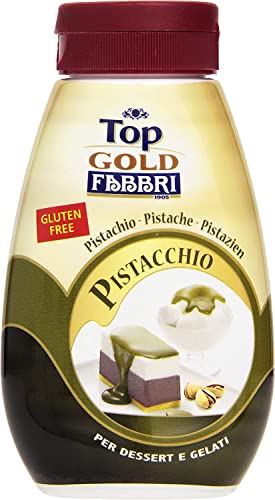 Fabbri Topping Pistacchio Süße Pistaziensauce für Desserts und Eis 6x 200 g + Italian Gourmet Polpa 400g von Italian Gourmet E.R.