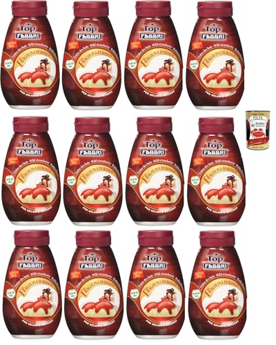 Fabbri Topping sauce Frutti di bosco, Beeren für Eis, Desserts und Kaffee 12x 225g Gluten-frei gebrauchsfertige Sauce + Italian Gourmet polpa 400g Fabbri Topping sauce Frutti di bosco, Beeren für Eis, Desserts und Kaffee 12x 225g Gluten-frei gebrauchsfertige Sauce + Italian Gourmet polpa 400g von Italian Gourmet E.R.