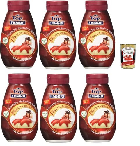 Fabbri Topping sauce Frutti di bosco, Beeren für Eis, Desserts und Kaffee 6x 225g Gluten-frei gebrauchsfertige Sauce + Italian Gourmet polpa 400g Fabbri Topping sauce Frutti di bosco, Beeren für Eis, Desserts und Kaffee 6x 225g Gluten-frei gebrauchsfertige Sauce + Italian Gourmet polpa 400g von Italian Gourmet E.R.
