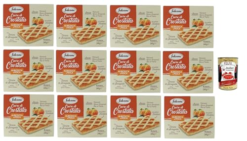 Falcone Cuor di Crostatina Albicocca E Pesca, Kuchen mit Albicocca und Pfirsich, 12x 240g + Italian Gourmet polpa 400g Falcone Cuor di Crostatina Albicocca E Pesca, Kuchen mit Albicocca und Pfirsich, 12x 240g + Italian Gourmet polpa 400g von Italian Gourmet E.R.