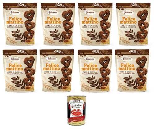 Falcone-Cuore di Cacao con gocce di cioccolato Kakaoherz mit Schokoladenstückchen 8x500gr + Italian Gourmet polpa 400g Falcone-Cuore di Cacao con gocce di cioccolato Kakaoherz mit Schokoladenstückchen 8x500gr + Italian Gourmet polpa 400g von Italian Gourmet E.R.