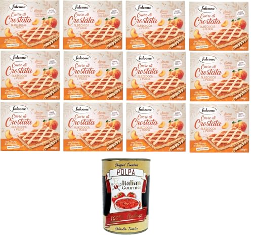 Falcone Cuore di Crostata Albicocca e Pesche,Aprikosen-Pfirsich-Tarte-Herz 12x240gr + Italian Gourmet polpa 400g Falcone Cuore di Crostata Albicocca e Pesche,Aprikosen-Pfirsich-Tarte-Herz 12x240gr + Italian Gourmet polpa 400g von Italian Gourmet E.R.