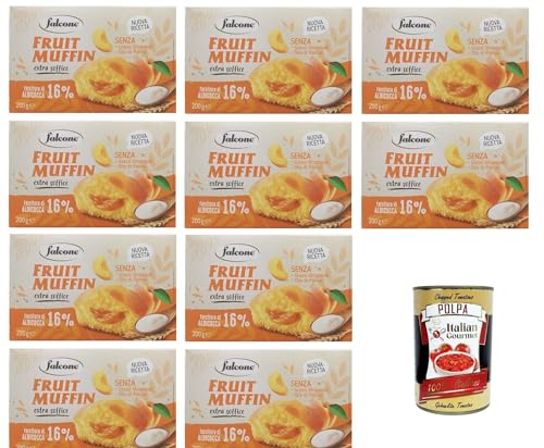 Falcone Fruit Muffin Extra soffice Fruit Muffin Extra weich 10x 200gr + Italian Gourmet polpa 400g Falcone Fruit Muffin Extra soffice Fruit Muffin Extra weich 10x 200gr + Italian Gourmet polpa 400g von Italian Gourmet E.R.