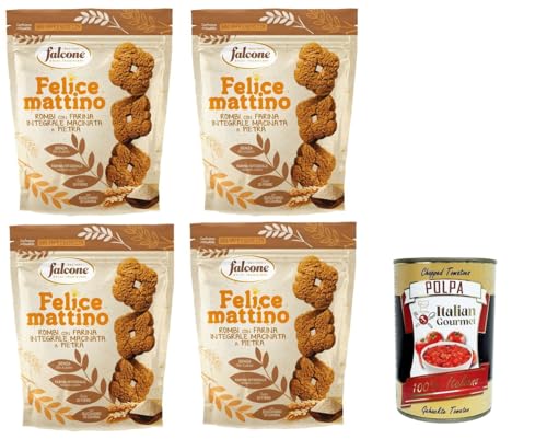 Falcone Rombi con farina integrale mit steingemahlenem Vollkornmehl 4x500ml+ Italian Gourmet polpa 400g Falcone Rombi con farina integrale mit steingemahlenem Vollkornmehl 4x500ml+ Italian Gourmet polpa 400g von Italian Gourmet E.R.