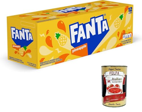 Fanta Pineapple, bevanda all'ananas Ananasgetränk 12x 355 ml+ Italian Gourmet polpa 400g Fanta Pineapple, bevanda all'ananas Ananasgetränk 12x 355 ml+ Italian Gourmet polpa 400g von Italian Gourmet E.R.
