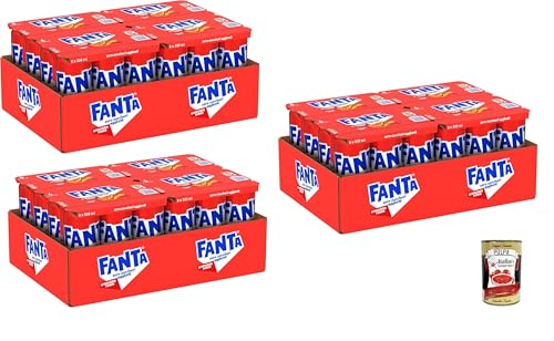 Fanta Zero Zuccheri Gusto Aranciata Rossa, mit sizilianischem Blutorangensaft, ohne Zuckerzusatz und Konservierungsstoffe, Dose, erfrischender Geschmack – 72 x 330 ml + Italian Gourmet polpa 400g Fanta Zero Zuccheri Gusto Aranciata Rossa, mit sizilianischem Blutorangensaft, ohne Zuckerzusatz und Konservierungsstoffe, Dose, erfrischender Geschmack – 72 x 330 ml + Italian Gourmet polpa 400g von Italian Gourmet E.R.