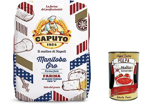 Farina Molino Caputo Manitoba oro Pizza Napoli Pizzamehl Pizza Mehl 5kg + Italian gourmet polpa 400g Farina Molino Caputo Manitoba oro Pizza Napoli Pizzamehl Pizza Mehl 5kg + Italian gourmet polpa 400g von Italian Gourmet E.R.