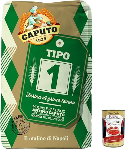 Farina Molino Caputo tipo 1 Pizza Napoli Pizzamehl Pizza Mehl 25kg + Italian Gourmet polpa 400g von Italian Gourmet E.R.
