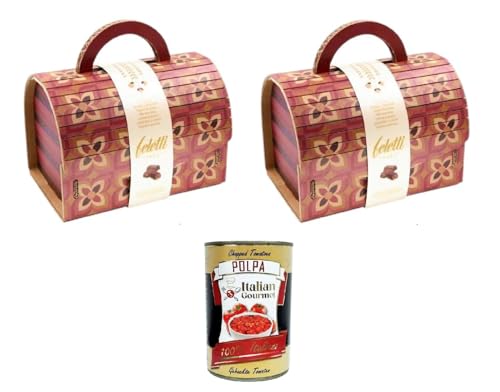 Feletti Cioccolatini Scatola regalo Bauletto Kelly Pralinen Geschenkbox Kelly Trunk 2x300gr + Italian Gourmet polpa 400g Feletti Cioccolatini Scatola regalo Bauletto Kelly Pralinen Geschenkbox Kelly Trunk 2x300gr + Italian Gourmet polpa 400g von Italian Gourmet E.R.