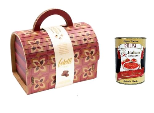 Feletti Cioccolatini Scatola regalo Bauletto Kelly Pralinen Geschenkbox Kelly Trunk 300gr + Italian Gourmet polpa 400g Feletti Cioccolatini Scatola regalo Bauletto Kelly Pralinen Geschenkbox Kelly Trunk 300gr + Italian Gourmet polpa 400g von Italian Gourmet E.R.