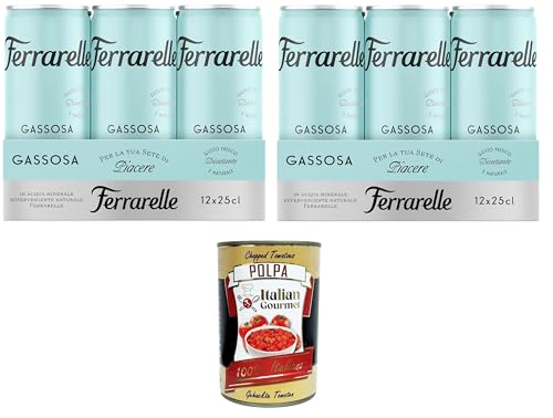Ferrarelle Gassosa, in natürlichem sprudelndem Mineralwasser, 24 x 250 ml+ Italian Gourmet polpa 400g Ferrarelle Gassosa, in natürlichem sprudelndem Mineralwasser, 24 x 250 ml+ Italian Gourmet polpa 400g von Italian Gourmet E.R.