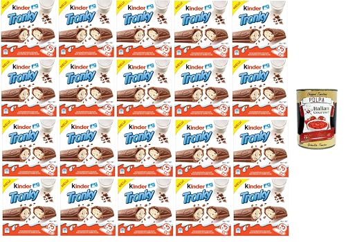 Ferrero Kinder Tronky Kakaowaffel, cremige Milchfüllung mit Keksstücken, 20x 90 g+Italian Gourmet polpa 400g Ferrero Kinder Tronky Kakaowaffel, cremige Milchfüllung mit Keksstücken, 20x 90 g+Italian Gourmet polpa 400g von Italian Gourmet E.R.