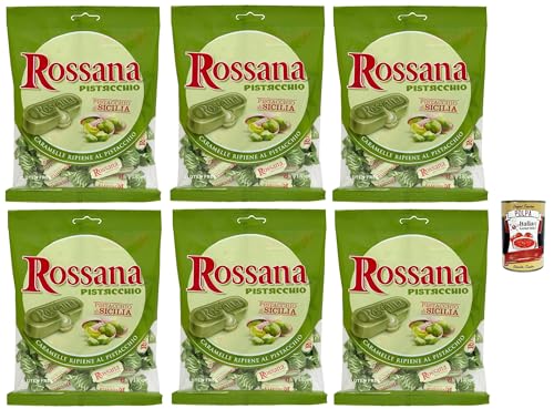 Fida Süßigkeiten Rossana Pistacchio mit Gefüllt mit Pistazien creme Geschmack italien Bonbon Lollies 6x 135g + Italian Gourmet polpa 400g Fida Süßigkeiten Rossana Pistacchio mit Gefüllt mit Pistazien creme Geschmack italien Bonbon Lollies 6x 135g + Italian Gourmet polpa 400g von Italian Gourmet E.R.