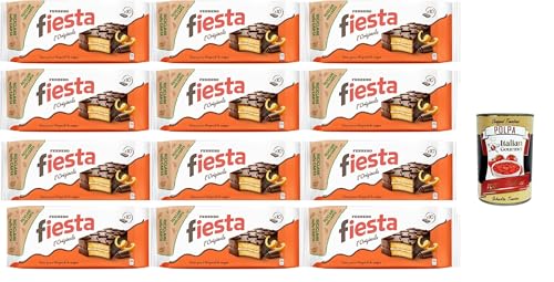 Fiesta, 10 Snacks Schwammkuchen mit Schokolade, zartem orangefarbenem Geschmack, ausgezeichnet für Frühstück und Snack, 12x 360g + Italian Gourmet polpa 400g Fiesta, 10 Snacks Schwammkuchen mit Schokolade, zartem orangefarbenem Geschmack, ausgezeichnet für Frühstück und Snack, 12x 360g + Italian Gourmet polpa 400g von Italian Gourmet E.R.