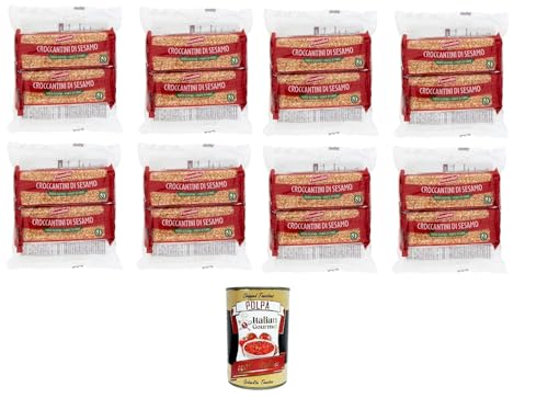 Fiorentini Croccantini di Sesamo Sesam Croccantini 8x 120gr + Italian Gourmet polpa 400g Fiorentini Croccantini di Sesamo Sesam Croccantini 8x 120gr + Italian Gourmet polpa 400g von Italian Gourmet E.R.
