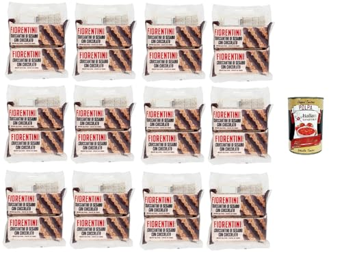 Fiorentini Croccantini di Sesamo con Cioccolato Sesam-Crunchies mit Schokolade 12x 120gr + Italian Gourmet polpa 400g Fiorentini Croccantini di Sesamo con Cioccolato Sesam-Crunchies mit Schokolade 12x 120gr + Italian Gourmet polpa 400g von Italian Gourmet E.R.