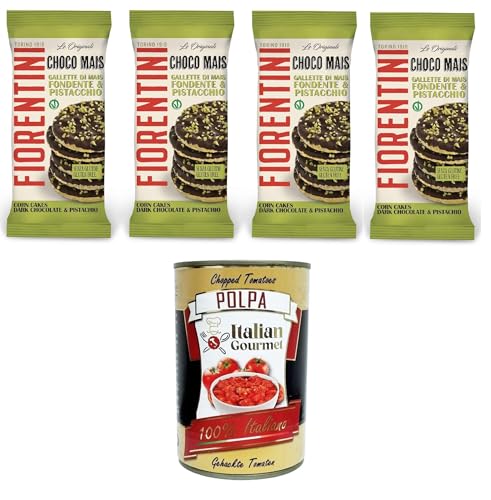 Fiorentini Gallette di Mais Fondente e Pistacchio Dunkle Mais- und Pistazienkuchen 4x 72gr + Italian Gourmet polpa 400g Fiorentini Gallette di Mais Fondente e Pistacchio Dunkle Mais- und Pistazienkuchen 4x 72gr + Italian Gourmet polpa 400g von Italian Gourmet E.R.