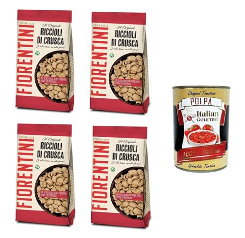 Fiorentini Gli Originali Riccioli di Crusca Die Original Kleielocken Ja zur Figur, Nein zum Hunger 4x250gr + Italian Gourmet polpa 400g Fiorentini Gli Originali Riccioli di Crusca Die Original Kleielocken Ja zur Figur, Nein zum Hunger 4x250gr + Italian Gourmet polpa 400g von Italian Gourmet E.R.