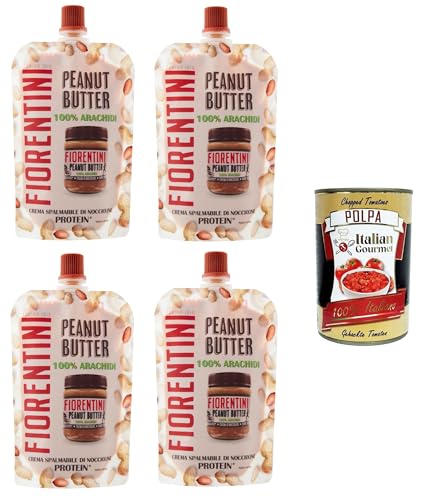 Fiorentini Peanut Butter 100% Arachidi in Pouch Erdnussbutter 100% Erdnüsse im Beutel 4x100 g+ Italian Gourmet polpa 400g Fiorentini Peanut Butter 100% Arachidi in Pouch Erdnussbutter 100% Erdnüsse im Beutel 4x100 g+ Italian Gourmet polpa 400g von Italian Gourmet E.R.