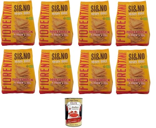 Fiorentini Si & No Mini Gallette di Mais Mini-Maiskuchen 8x120gr + Italian Gourmet polpa 400g Fiorentini Si & No Mini Gallette di Mais Mini-Maiskuchen 8x120gr + Italian Gourmet polpa 400g von Italian Gourmet E.R.