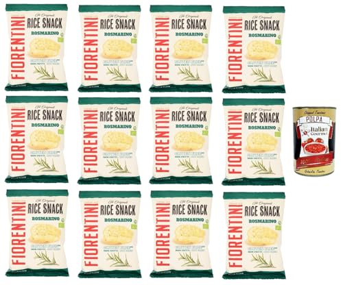 Fiorentini gli Originali Rice Snack Rosmarino the Originals Reissnack Rosmarin 12x 40 g+ Italian Gourmet polpa 400g Fiorentini gli Originali Rice Snack Rosmarino the Originals Reissnack Rosmarin 12x 40 g+ Italian Gourmet polpa 400g von Italian Gourmet E.R.