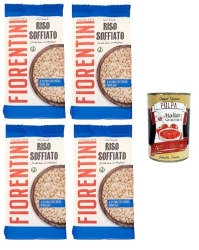 Fiorentini i Cereali Riso Soffiato Puffreis-Müsli 4x125 g + Italian Gourmet polpa 400g Fiorentini i Cereali Riso Soffiato Puffreis-Müsli 4x125 g + Italian Gourmet polpa 400g von Italian Gourmet E.R.
