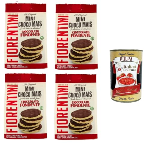 Fiorentini the Originals Mini Choco Corn Dark Chocolate 4 x 60 g + Italian Gourmet polpa 400g Fiorentini the Originals Mini Choco Corn Dark Chocolate 4 x 60 g + Italian Gourmet polpa 400g von Italian Gourmet E.R.
