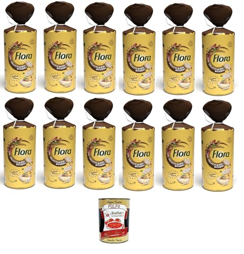 Flora Gallette di riso Integrali Vollkornreiskuchen 12x130gr + Italian gourmet polpa 400g Flora Gallette di riso Integrali Vollkornreiskuchen 12x130gr + Italian gourmet polpa 400g von Italian Gourmet E.R.