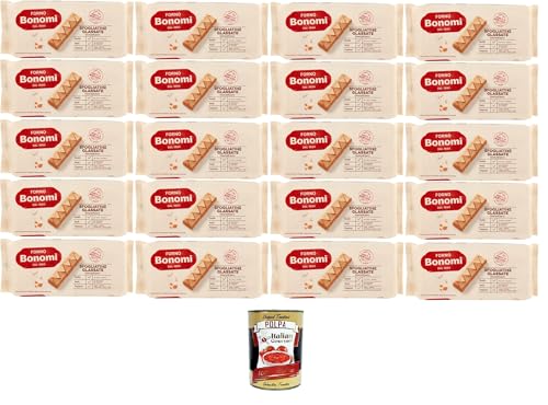 Forno Bonomi Sfogliatine Glassate glasiertes Blätterteiggebäck 20x135gr + Italian Gourmet polpa 400g Forno Bonomi Sfogliatine Glassate glasiertes Blätterteiggebäck 20x135gr + Italian Gourmet polpa 400g von Italian Gourmet E.R.