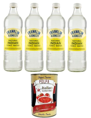 Franklin & Sons Ltd Premium Indian Tonic Water 4x500ml+ Italian Gourmet polpa 400g Franklin & Sons Ltd Premium Indian Tonic Water 4x500ml+ Italian Gourmet polpa 400g von Italian Gourmet E.R.