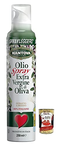 Fratelli Mantova Extra Natives Olivenöl Spray,100% Italienisches Sprühöl 250ml + Italian Gourmet Polpa di Pomodoro 400g Dose Fratelli Mantova Extra Natives Olivenöl Spray,100% Italienisches Sprühöl 250ml + Italian Gourmet Polpa di Pomodoro 400g Dose von Italian Gourmet E.R.