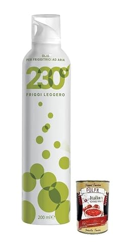 Fratelli Mantova Olio Friggi Leggero 230°,Luftfritteusen Öl,200ml Sprühöl + Italian Gourmet Polpa di Pomodoro 400g Dose Fratelli Mantova Olio Friggi Leggero 230°,Luftfritteusen Öl,200ml Sprühöl + Italian Gourmet Polpa di Pomodoro 400g Dose von Italian Gourmet E.R.