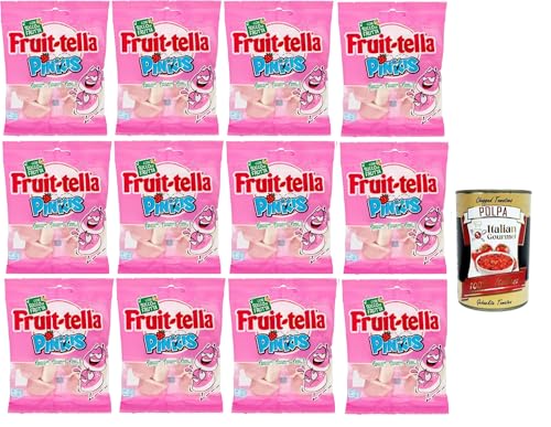 Fruittella Pinkis, Caramelle gommose con succo di frutta e aromi naturali, Gummiband mit Fruchtsaft und natürlichen Aromen, 12x 90g + Italian Gourmet polpa 400g Fruittella Pinkis, Caramelle gommose con succo di frutta e aromi naturali, Gummiband mit Fruchtsaft und natürlichen Aromen, 12x 90g + Italian Gourmet polpa 400g von Italian Gourmet E.R.