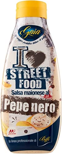 Gaia Salsa al pepe nero Sauce mit schwarzem Pfeffer - Street Food 800 ml von Italian Gourmet E.R.