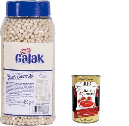 Galak Professionale Cioccoriso Bianco Galak Professionelle weiße Schokolade 480 g+ Italian Gourmet polpa 400g Galak Professionale Cioccoriso Bianco Galak Professionelle weiße Schokolade 480 g+ Italian Gourmet polpa 400g von Italian Gourmet E.R.