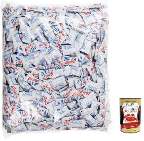Galatine - Caramelle al Latte, Busta di Tavolette al Latte, lollipop, Bonbon, Milch Geschmack Süßigkeiten, Umschlag von Milchtabletten, Beutel 2,5 Kg + Italian Gourmet polpa 400g Galatine - Caramelle al Latte, Busta di Tavolette al Latte, lollipop, Bonbon, Milch Geschmack Süßigkeiten, Umschlag von Milchtabletten, Beutel 2,5 Kg + Italian Gourmet polpa 400g von Italian Gourmet E.R.