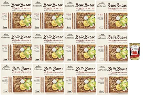 Galbusera BELLEBUONE, cracker mit 5 Getreide: Roggen, Hafer, geschrieben, Quinoa und Buchweizen, 12x 200g + Italian Gourmet polpa 400g Galbusera BELLEBUONE, cracker mit 5 Getreide: Roggen, Hafer, geschrieben, Quinoa und Buchweizen, 12x 200g + Italian Gourmet polpa 400g von Italian Gourmet E.R.